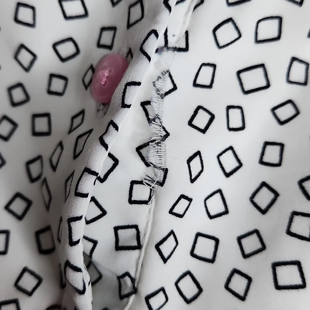 80' Barbie Color Block Geometric Pattern Sleeveless Tunic Shirt Toddler Sz4T